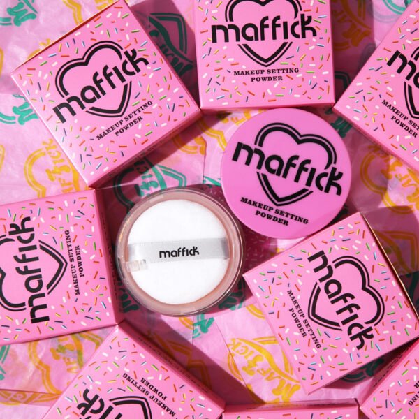 MAFFICK Girl Heart Control Oil Setting Loose Powder Delicate Skin Friendly Waterproof Long-lasting Brightening Concealer European and American Popular Makeup Amazon Popular Manufacturer Wholesale OEM Private Label - Image 2