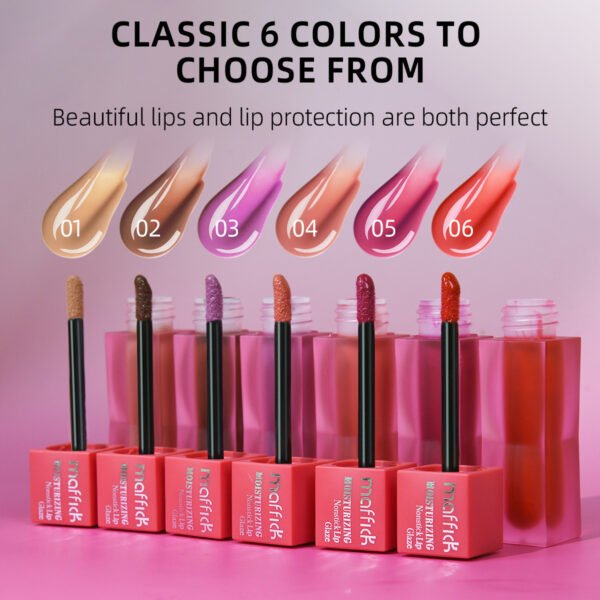 MAFFICK Moisturizing Non-stick Lip Glaze Matte Velvet Waterproof Lip Glaze Chocolate Color Factory Wholesale OEM Private Label