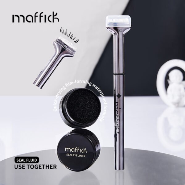 MAFFICK Lazy Lower Eyelash Stamp Eyeliner Waterproof and Sweat-proof Combination Pack No Fading 2-in-1 Convenient for Beginners Manufacturer Wholesale OEM Private Label