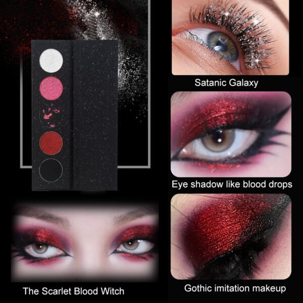 MAFFICK Eyeshadow Palette 5 Colors Extremely Dark Eyeshadow Palette Long-Lasting Non-Removing Metal Pearlescent Manufacturer OEM Private Label