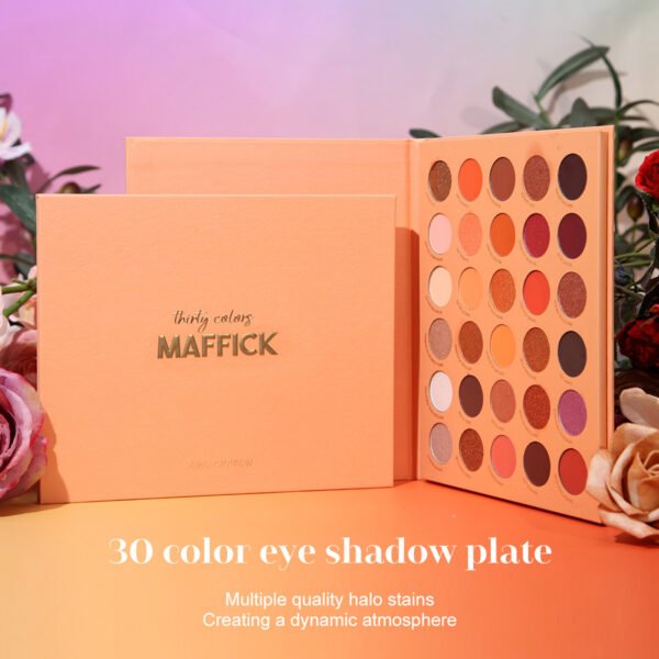 MAFFICK Thirty Color Eyeshadow Palette Matte Pearlescent Brightening Palette Long Lasting Multi-Color Manufacturer Wholesale OEM Private Label