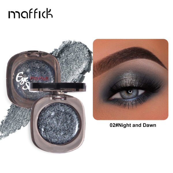 MAFFICK Mirror Transparent Diamond Eyeshadow Cream Clear Explosive Flash Large Sequins Eye Bag Brightening Eyeshadow Manufacturer Wholesale OEM Private Label - Image 3