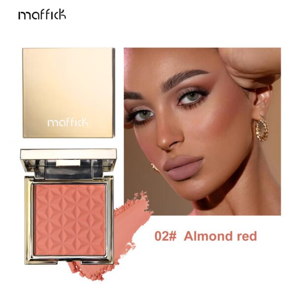 MAFFICK Gold Blush is not easy to fly powder Vitality Brightening Rouge Contouring Base Single Color Manufacturer Wholesale OEM Private Label - Image 4
