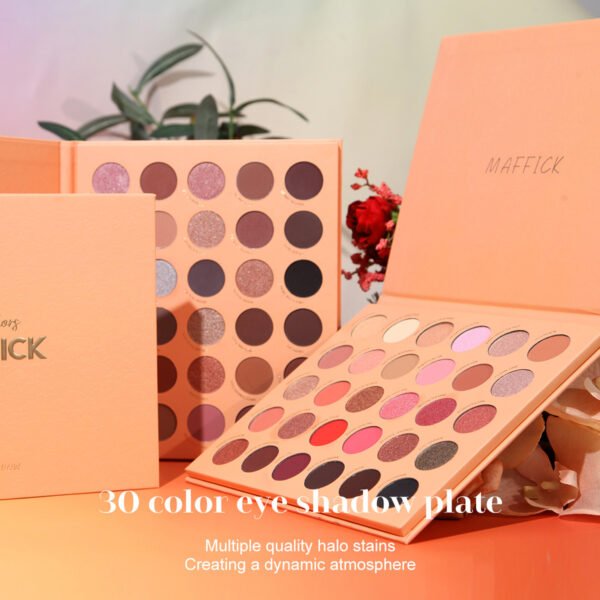 MAFFICK Thirty Color Eyeshadow Palette Matte Pearlescent Brightening Palette Long Lasting Multi-Color Manufacturer Wholesale OEM Private Label - Image 3