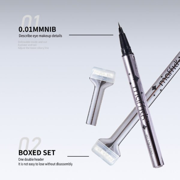 MAFFICK Lazy Lower Eyelash Stamp Eyeliner Waterproof and Sweat-proof Combination Pack No Fading 2-in-1 Convenient for Beginners Manufacturer Wholesale OEM Private Label - Image 4