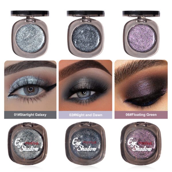 MAFFICK Mirror Transparent Diamond Eyeshadow Cream Clear Explosive Flash Large Sequins Eye Bag Brightening Eyeshadow Manufacturer Wholesale OEM Private Label - Image 4