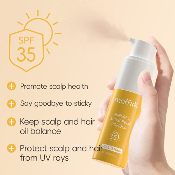 MAFFICK Sunscreen Drying Oil Control Spray Powder Remover for Dry Hair Spray Manufacturer Wholesale OEM Private Label - Image 4