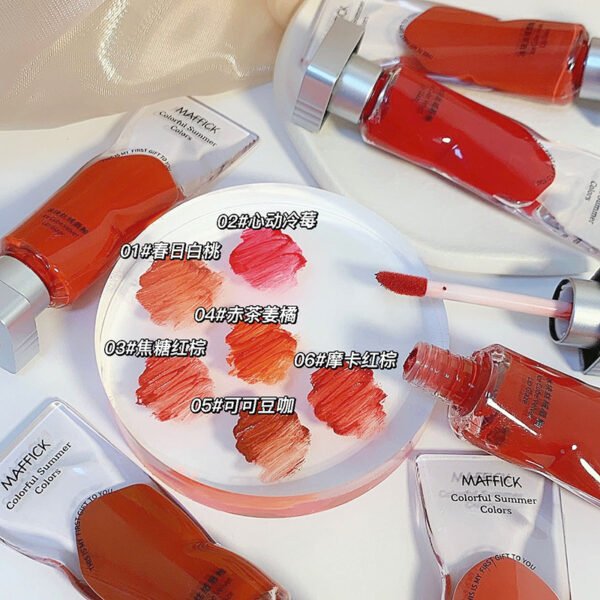 MAFFICK Ice Cube Velvet Lip Glaze Moisturizing Non-drying Lip Gloss Not Easy to Stick Lipstick Manufacturer Wholesale OEM Private Label - Image 5