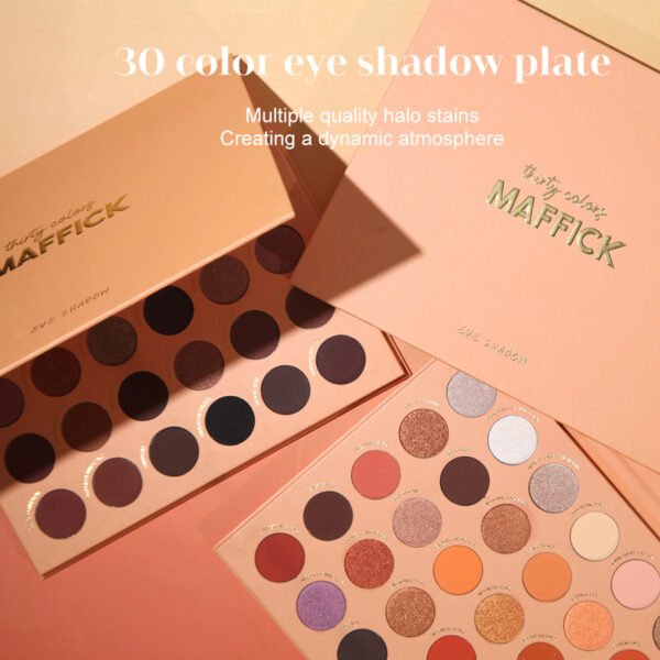 MAFFICK Thirty Color Eyeshadow Palette Matte Pearlescent Brightening Palette Long Lasting Multi-Color Manufacturer Wholesale OEM Private Label - Image 4