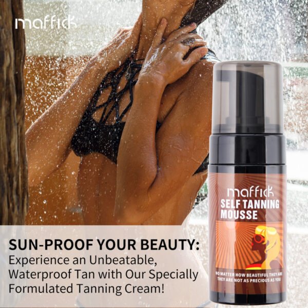 MAFFICK Tanning Mousse Bubble Bronze Sunless European and American Sunbathing Tanning Assist Manufacturer Wholesale OEM Private Label - Image 5