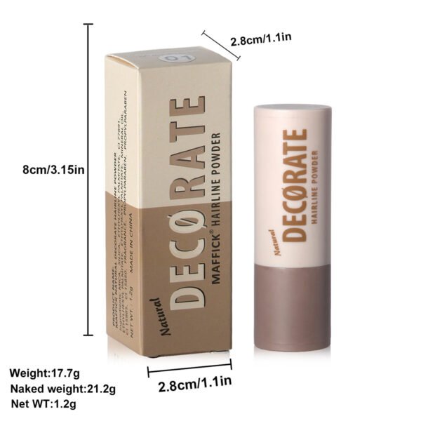 MAFFICK Natural Modifying Hairline Powder Contouring Waterproof, Sweatproof, Makeup-Free Shadow Powder Hair Roots Manufacturer Wholesale OEM Private Label - Image 5