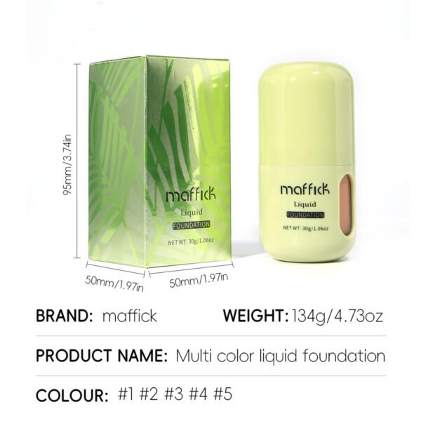 MAFFICK Capsule Foundation Hydrating Concealer Moisturizing Invisible Pores Waterproof and Sweat-proof Foundation Manufacturer OEM Private Label - Image 5