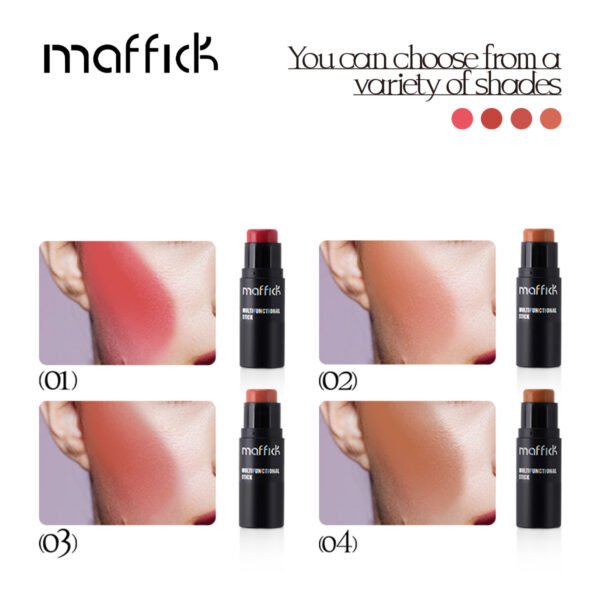 MAFFICK Makeup Highlight Contouring Blush Stick Nose Contour Contouring 3D Pen Brighten Eye Bag Face Blush Cream Manufacturer OEM Private Label - Image 5