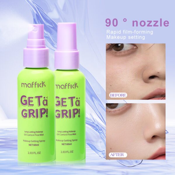 MAFFICK Makeup Setting Spray Dry Moisturizing Oil Control Makeup Remover Long-lasting Waterproof and Sweatproof Portable 60ml Manufacturer Wholesale OEM Private Label