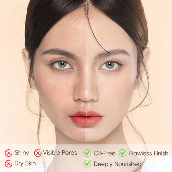 MAFFICK 4-in-1 Concealer Color Changing Liquid Foundation Sunscreen Mid-Spectrum Waterproof Non-Removing Makeup Warm-Changing Brightening Long-lasting Moisturizing Manufacturer OEM Private Label - Image 5