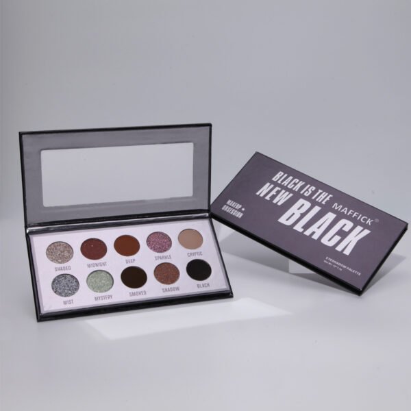 MAFFICK 10 Color Eyeshadow Palette Smoky Makeup Pearlescent Glitter Eyeshadow Manufacturer OEM Private Label - Image 5
