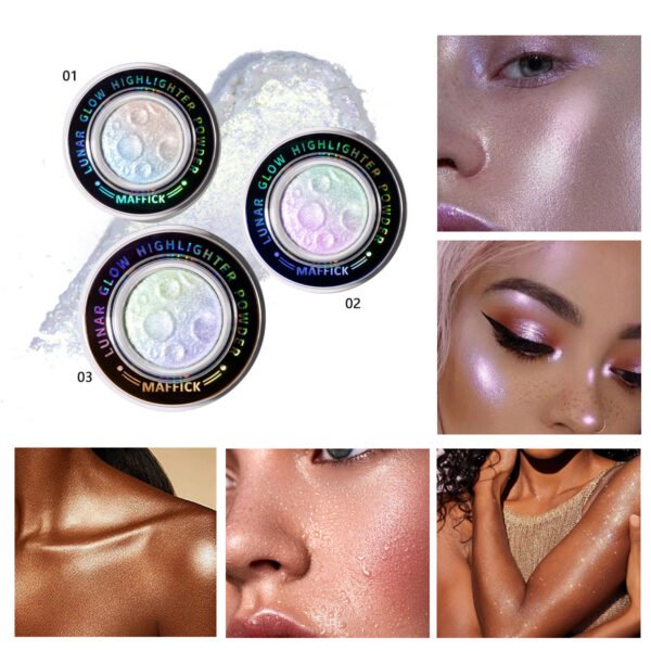 MAFFICK MF374 Planet Highlighting Powder Brightens Full Body Highlighting Powder Natural Three-dimensional Manufacturer Wholesale OEM Private Label - Image 5