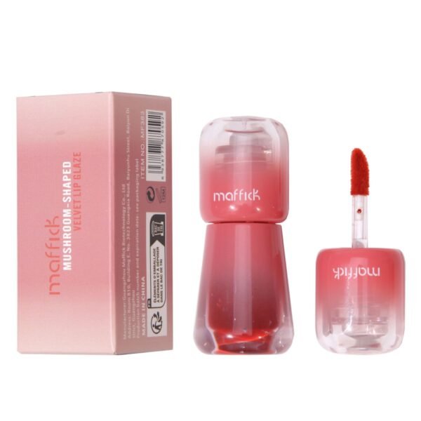 MAFFICK Moisturizing Mushroom Lip Glaze Moisturizing and Easy to Color Mirror Glass Lipstick Manufacturer Wholesale OEM Private Label - Image 6