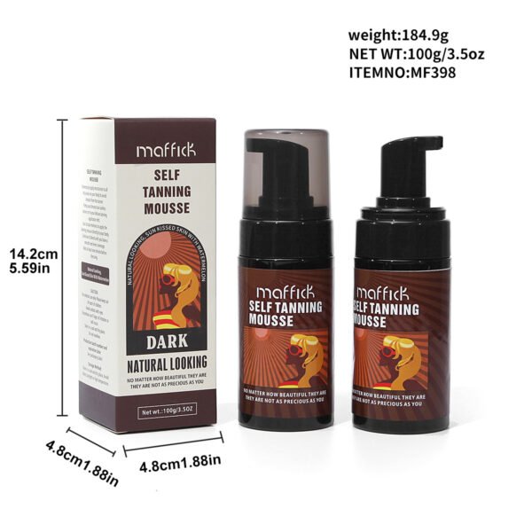 MAFFICK Tanning Mousse Bubble Bronze Sunless European and American Sunbathing Tanning Assist Manufacturer Wholesale OEM Private Label - Image 6