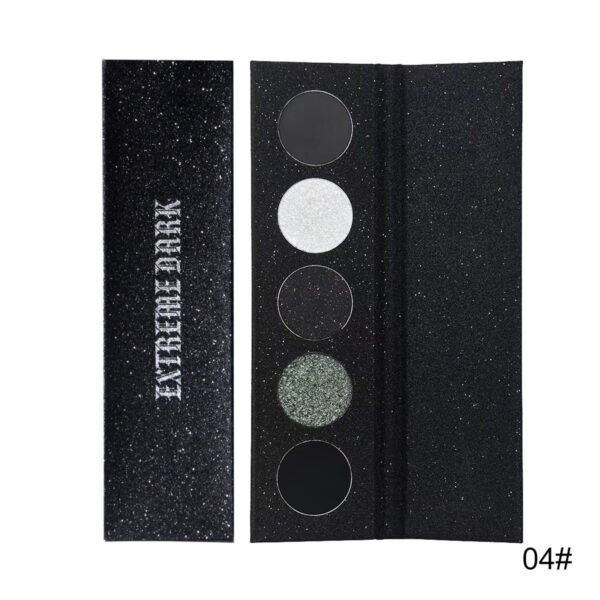 MAFFICK Eyeshadow Palette 5 Colors Extremely Dark Eyeshadow Palette Long-Lasting Non-Removing Metal Pearlescent Manufacturer OEM Private Label - Image 6