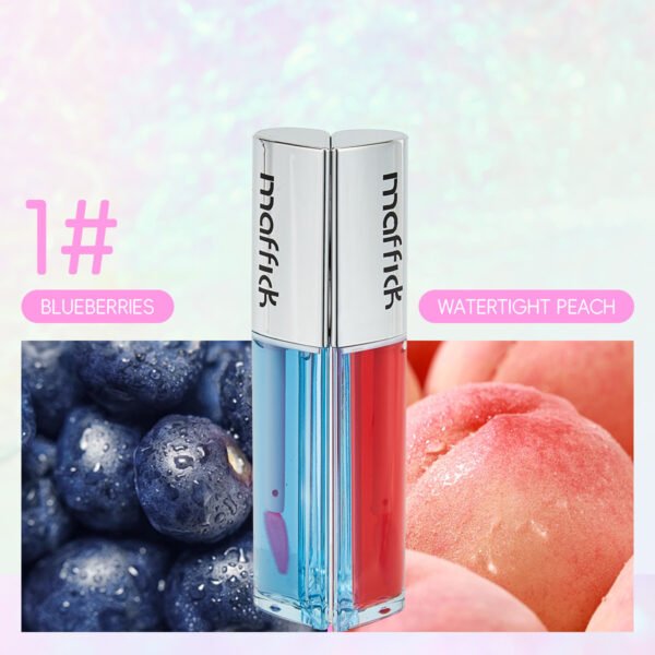 MAFFICK Fruit Lip Oil Magnetic Suction Two Bottles Dual Flavors Moisturizing Hydrating Fading Lip Marks Manufacturer OEM Private Label - Image 7