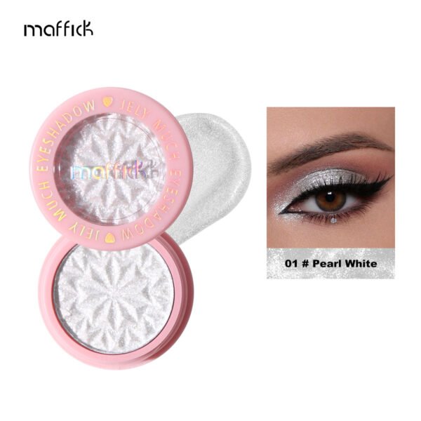 MAFFICK 12-color eye shadow, delicate pearlescent brightening, glittering, high-gloss single-color eye shadow Manufacturer wholesale OEM private label - Image 7