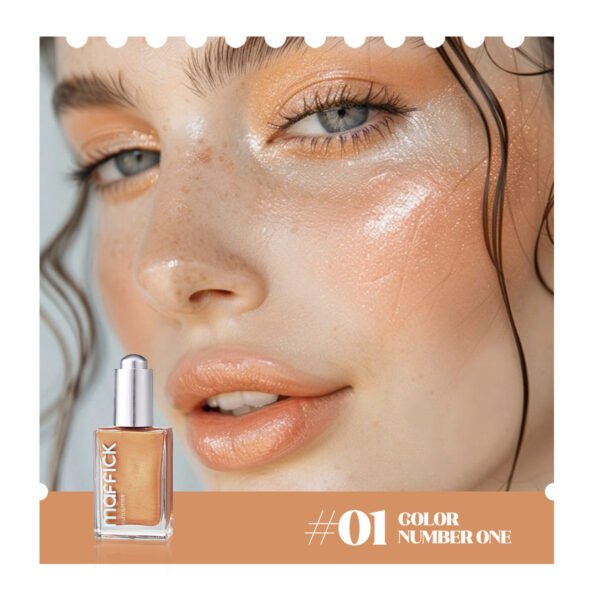 MAFFICK Highlight Liquid Face Body Brightening Body Highlight Contouring Beach Sexy Highlight Oil Manufacturer Wholesale OEM Private Label - Image 7