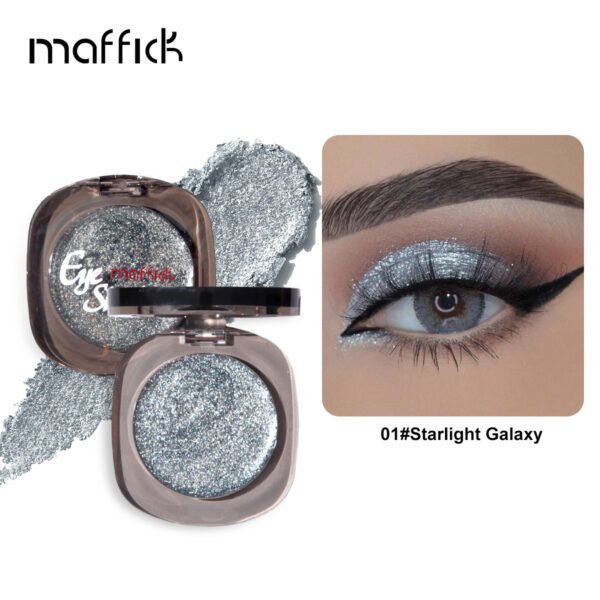 MAFFICK Mirror Transparent Diamond Eyeshadow Cream Clear Explosive Flash Large Sequins Eye Bag Brightening Eyeshadow Manufacturer Wholesale OEM Private Label - Image 8