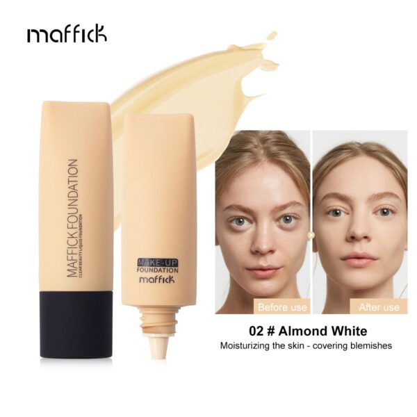 MAFFICK Clear Beauty Liquid Foundation 12 Colors Oil Control Concealer Amazon Concealer Foundation Moisturizing BB Cream Manufacturer Wholesale OEM Private Label - Image 9