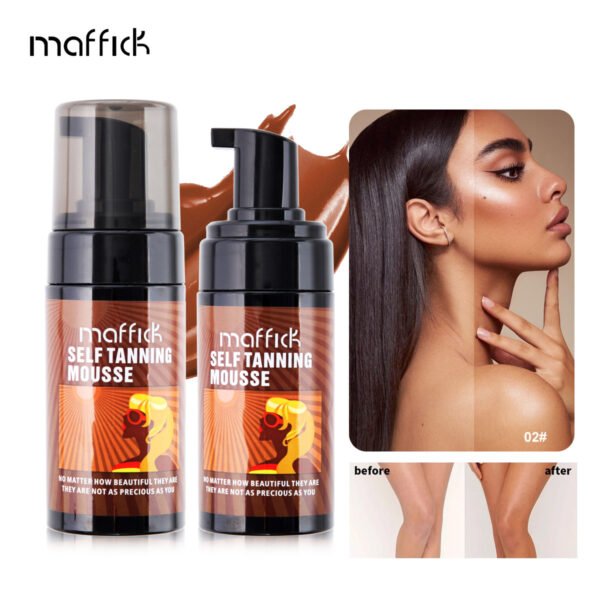 MAFFICK Tanning Mousse Bubble Bronze Sunless European and American Sunbathing Tanning Assist Manufacturer Wholesale OEM Private Label - Image 9