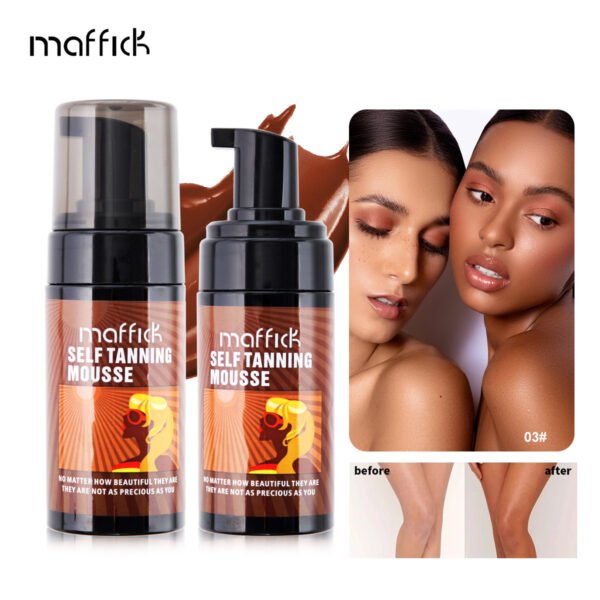 MAFFICK Tanning Mousse Bubble Bronze Sunless European and American Sunbathing Tanning Assist Manufacturer Wholesale OEM Private Label - Image 10