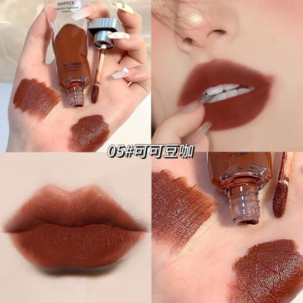 MAFFICK Ice Cube Velvet Lip Glaze Moisturizing Non-drying Lip Gloss Not Easy to Stick Lipstick Manufacturer Wholesale OEM Private Label - Image 10