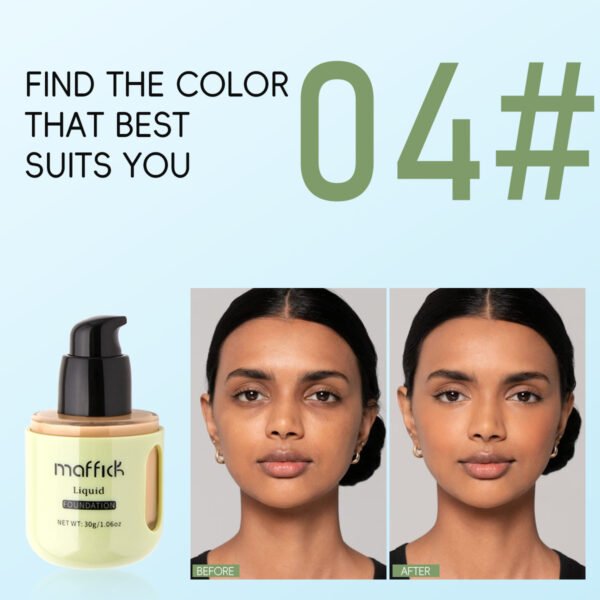 MAFFICK Capsule Foundation Hydrating Concealer Moisturizing Invisible Pores Waterproof and Sweat-proof Foundation Manufacturer OEM Private Label - Image 10