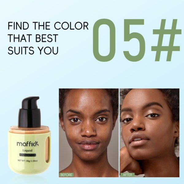 MAFFICK Capsule Foundation Hydrating Concealer Moisturizing Invisible Pores Waterproof and Sweat-proof Foundation Manufacturer OEM Private Label - Image 11