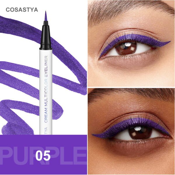 COSASTYA Eyeliner Pencil 6 Colors Waterproof and Sweatproof Non-smudge Colorful Manufacturer OEM Private Label - Image 12