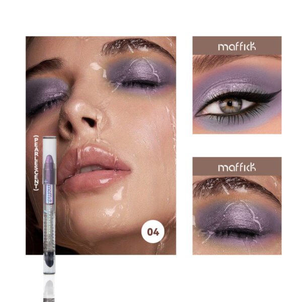 MAFFICK Pearlescent Multi-Function Ten Color Eyeshadow Stick Fine Shine Brightening Waterproof Non-smudge Silkworm Eyeliner Manufacturer Wholesale OEM Private Label - Image 10