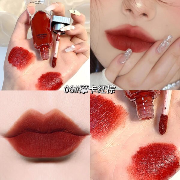 MAFFICK Ice Cube Velvet Lip Glaze Moisturizing Non-drying Lip Gloss Not Easy to Stick Lipstick Manufacturer Wholesale OEM Private Label - Image 11