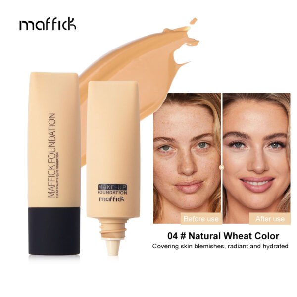 MAFFICK Clear Beauty Liquid Foundation 12 Colors Oil Control Concealer Amazon Concealer Foundation Moisturizing BB Cream Manufacturer Wholesale OEM Private Label - Image 11