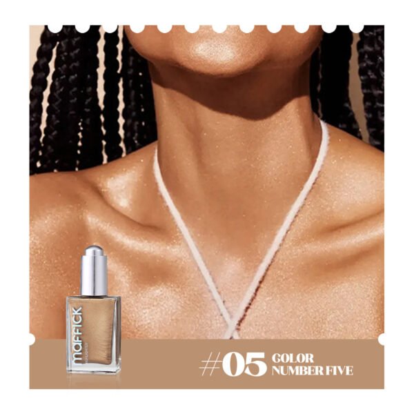 MAFFICK Highlight Liquid Face Body Brightening Body Highlight Contouring Beach Sexy Highlight Oil Manufacturer Wholesale OEM Private Label - Image 11