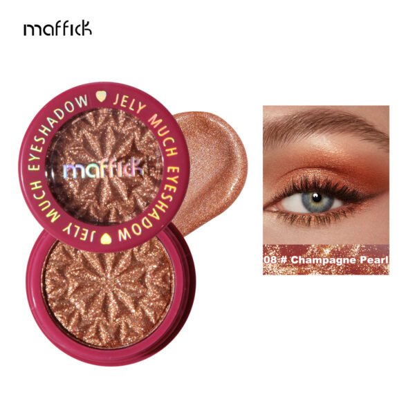 MAFFICK 12-color eye shadow, delicate pearlescent brightening, glittering, high-gloss single-color eye shadow Manufacturer wholesale OEM private label - Image 14