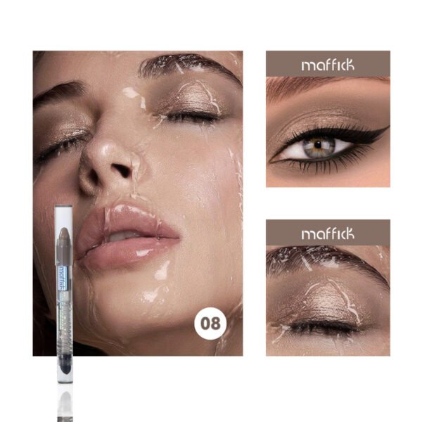 MAFFICK Pearlescent Multi-Function Ten Color Eyeshadow Stick Fine Shine Brightening Waterproof Non-smudge Silkworm Eyeliner Manufacturer Wholesale OEM Private Label - Image 14