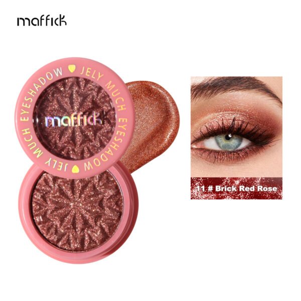 MAFFICK 12-color eye shadow, delicate pearlescent brightening, glittering, high-gloss single-color eye shadow Manufacturer wholesale OEM private label - Image 17